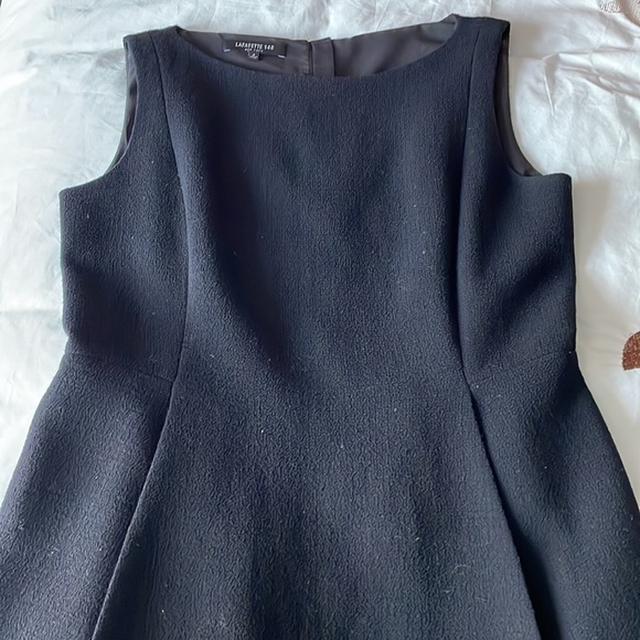 ❄️Lafayette 148 black midi dress - Picture 7 of 7